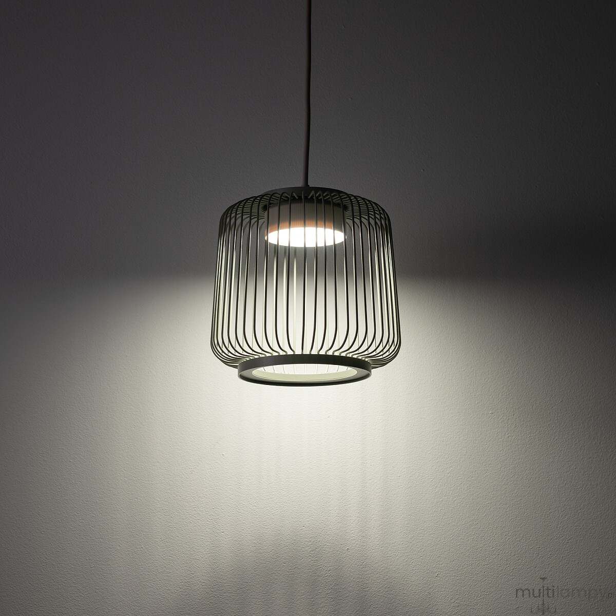 Kenai A lampa wisząca 1xGX53 beżowa/szałwia 12221