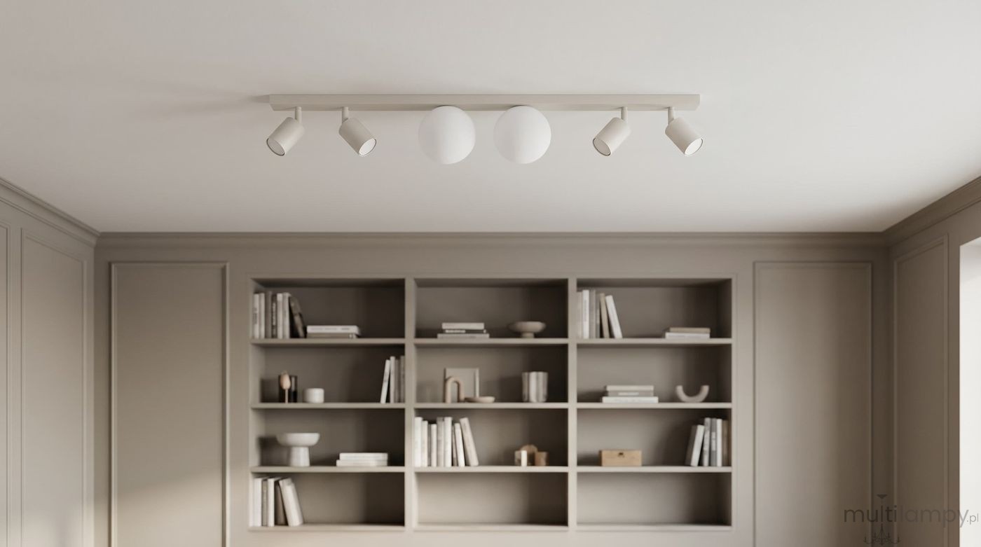 Nano lampa sufitowa 4xGU10 + 2xG9 kaszmirowa K-6032