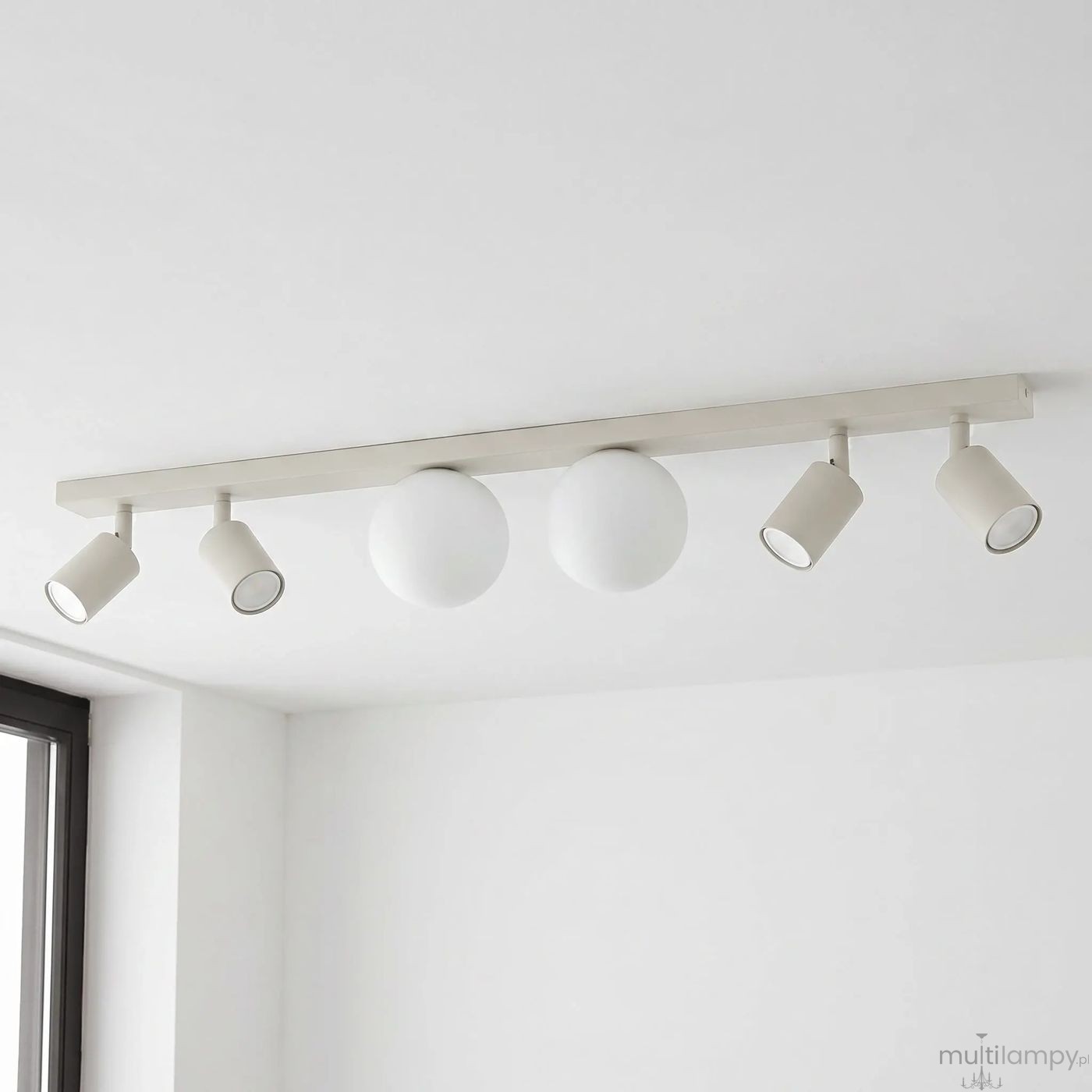 Nano lampa sufitowa 4xGU10 + 2xG9 kaszmirowa K-6032
