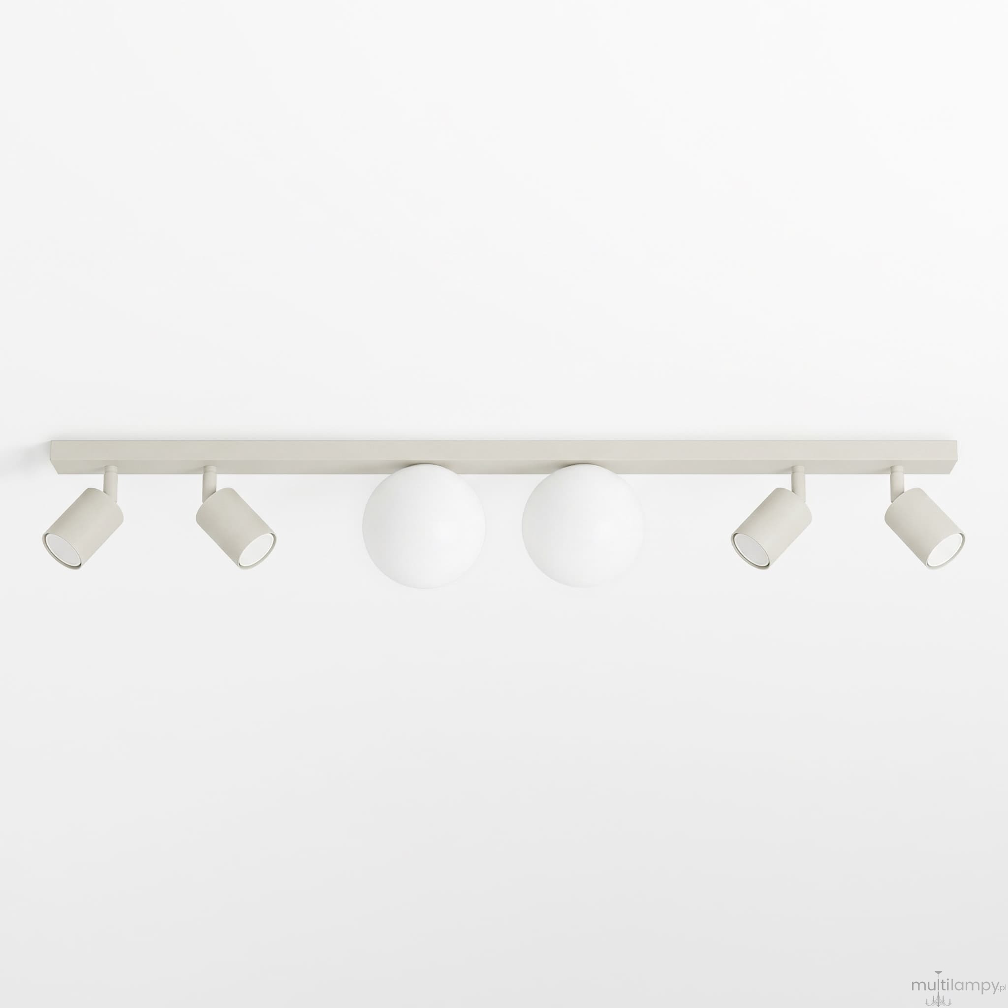 Nano lampa sufitowa 4xGU10 + 2xG9 kaszmirowa K-6032
