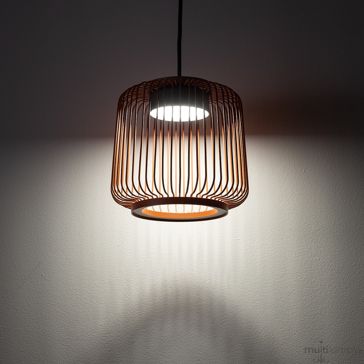 Kenai A lampa wisząca 1xGX53 grafitowa/terakota 12218