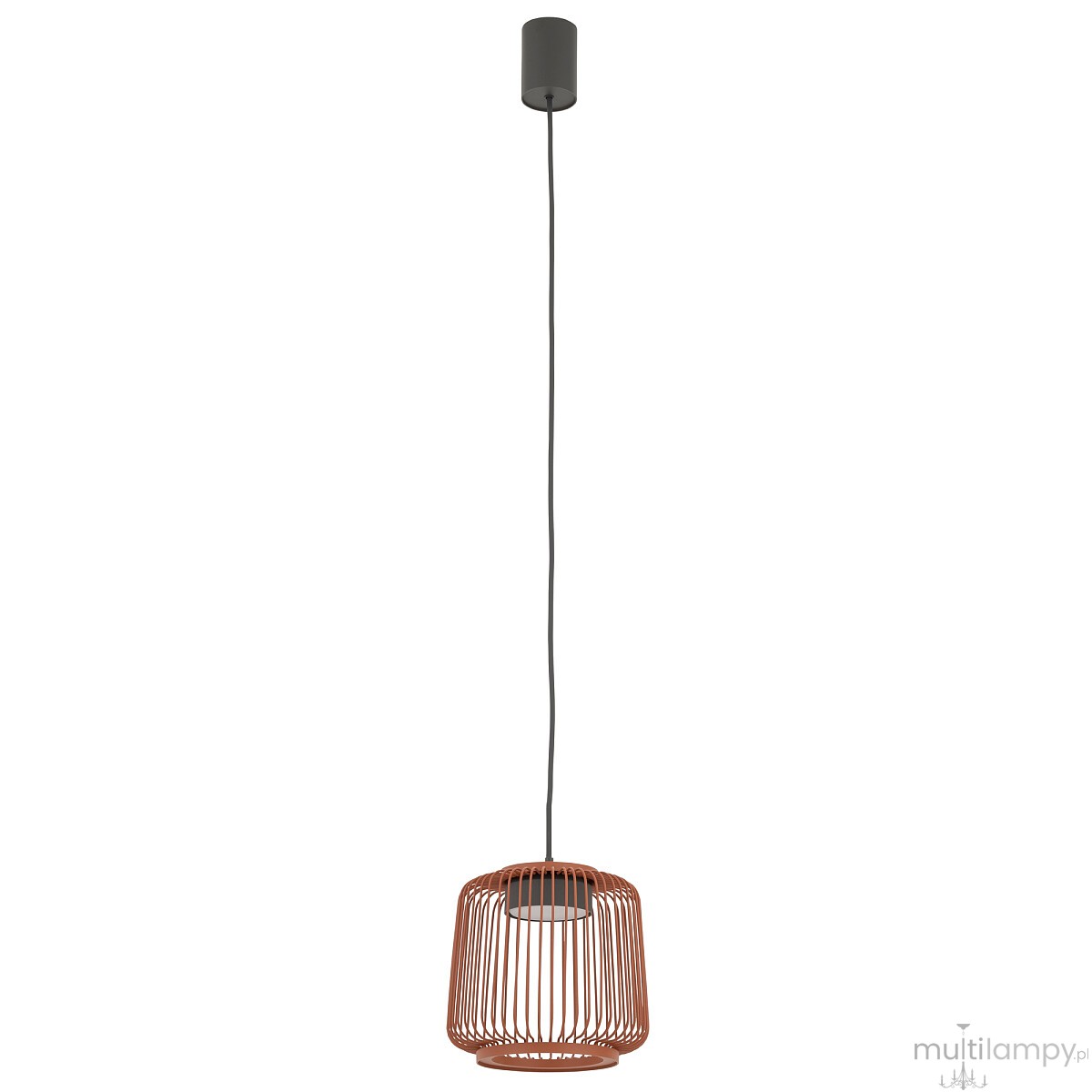 Kenai A lampa wisząca 1xGX53 grafitowa/terakota 12218