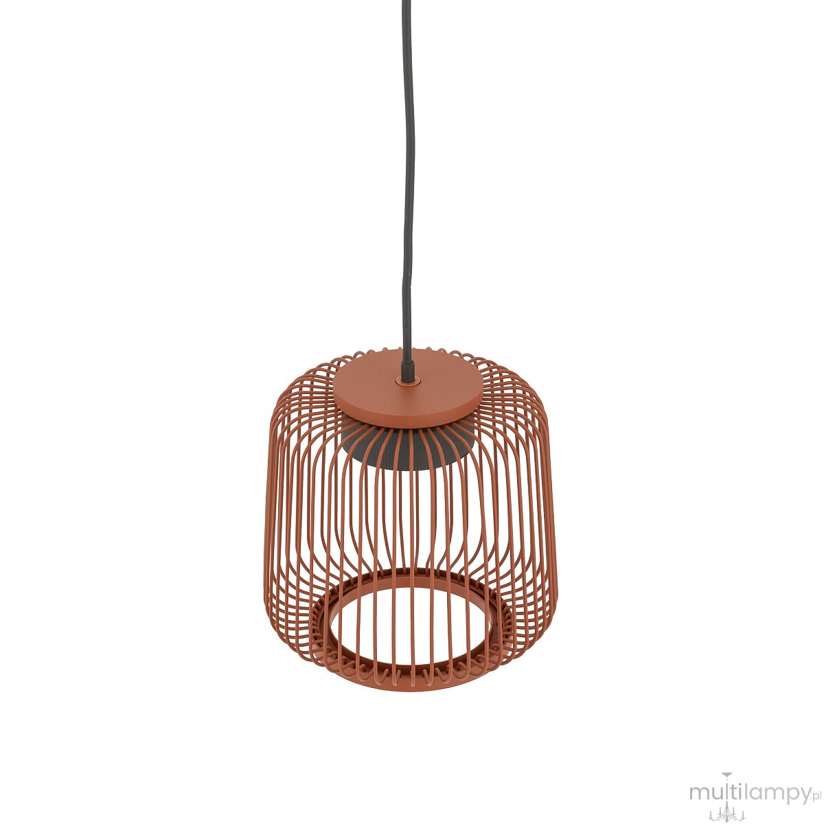 Kenai A lampa wisząca 1xGX53 grafitowa/terakota 12218