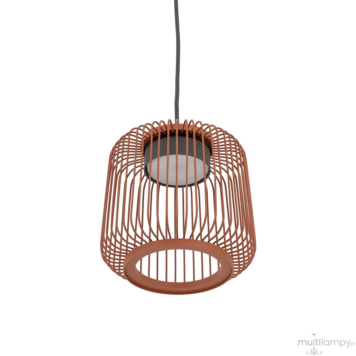 Kenai A lampa wisząca 1xGX53 grafitowa/terakota 12218