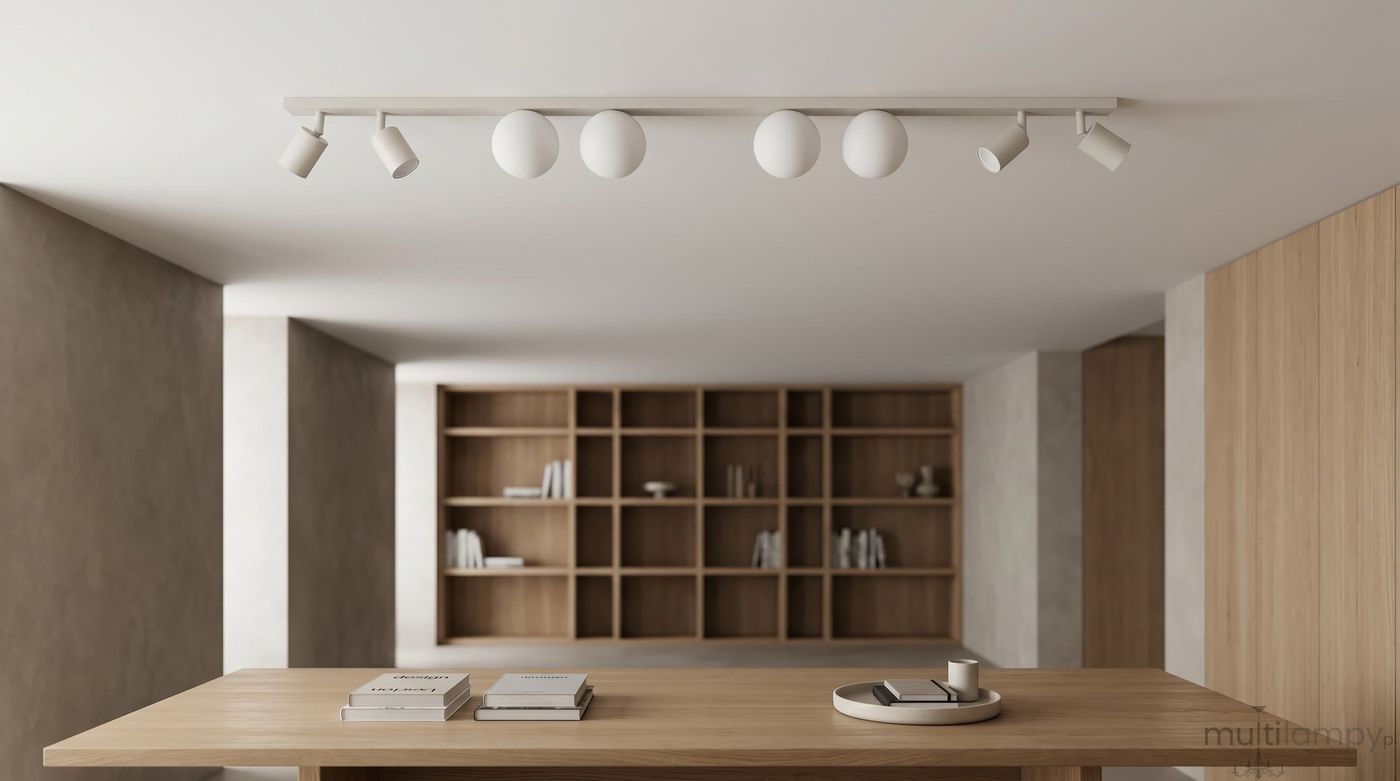 Nano lampa sufitowa 4xGU10 + 4xG9 kaszmirowa K-6033