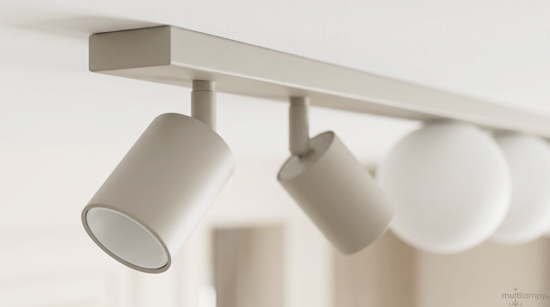 Nano lampa sufitowa 4xGU10 + 4xG9 kaszmirowa K-6033