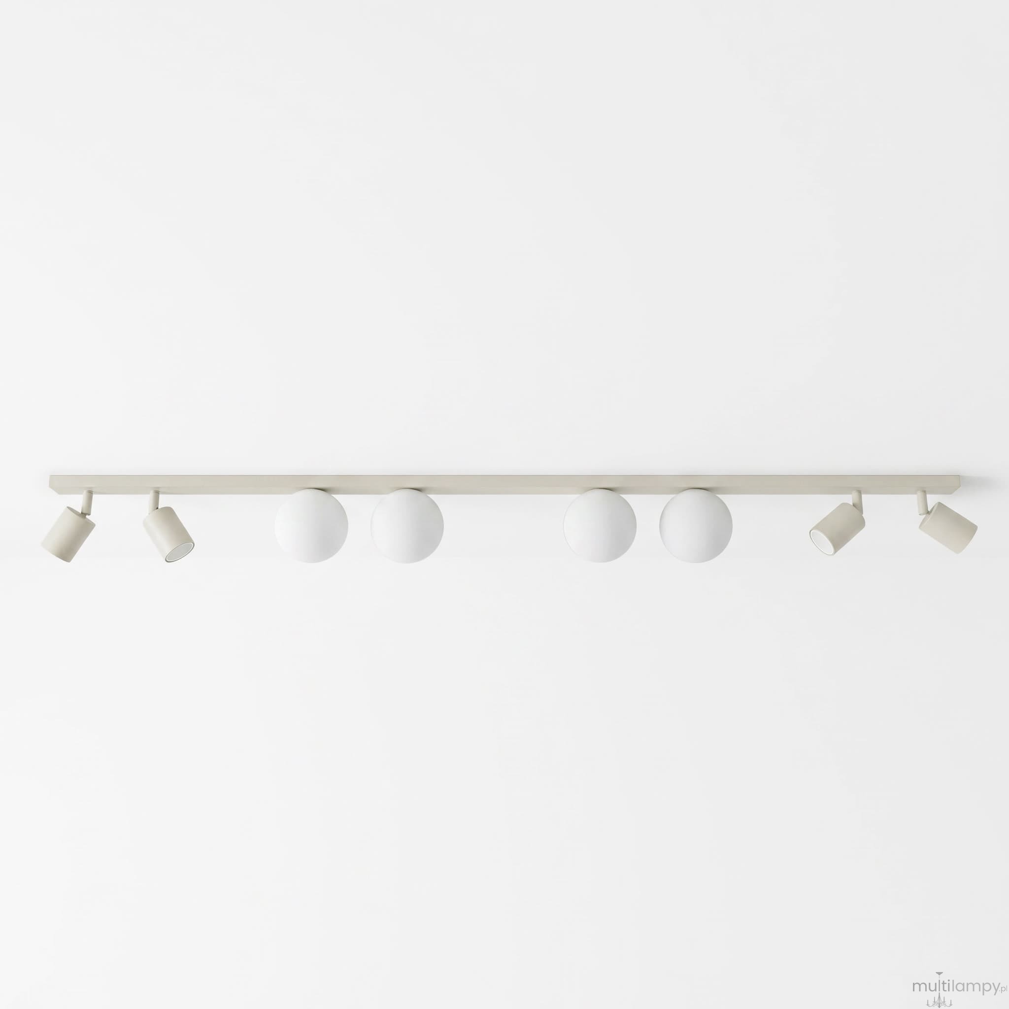 Nano lampa sufitowa 4xGU10 + 4xG9 kaszmirowa K-6033