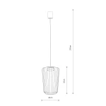 Kenai B lampa wisząca 1xGX53 beżowa 12222