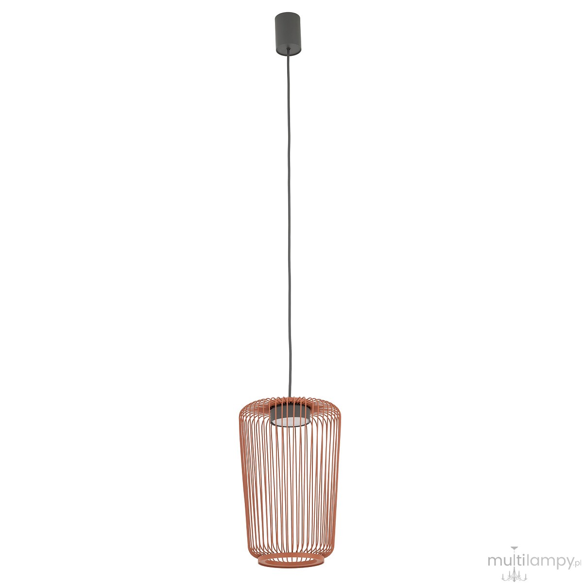 Kenai B lampa wisząca 1xGX53 grafitowa/terakota 12223