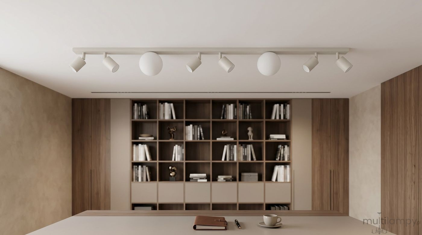 Nano lampa sufitowa 6xGU10 + 2xG9 kaszmirowa K-6034