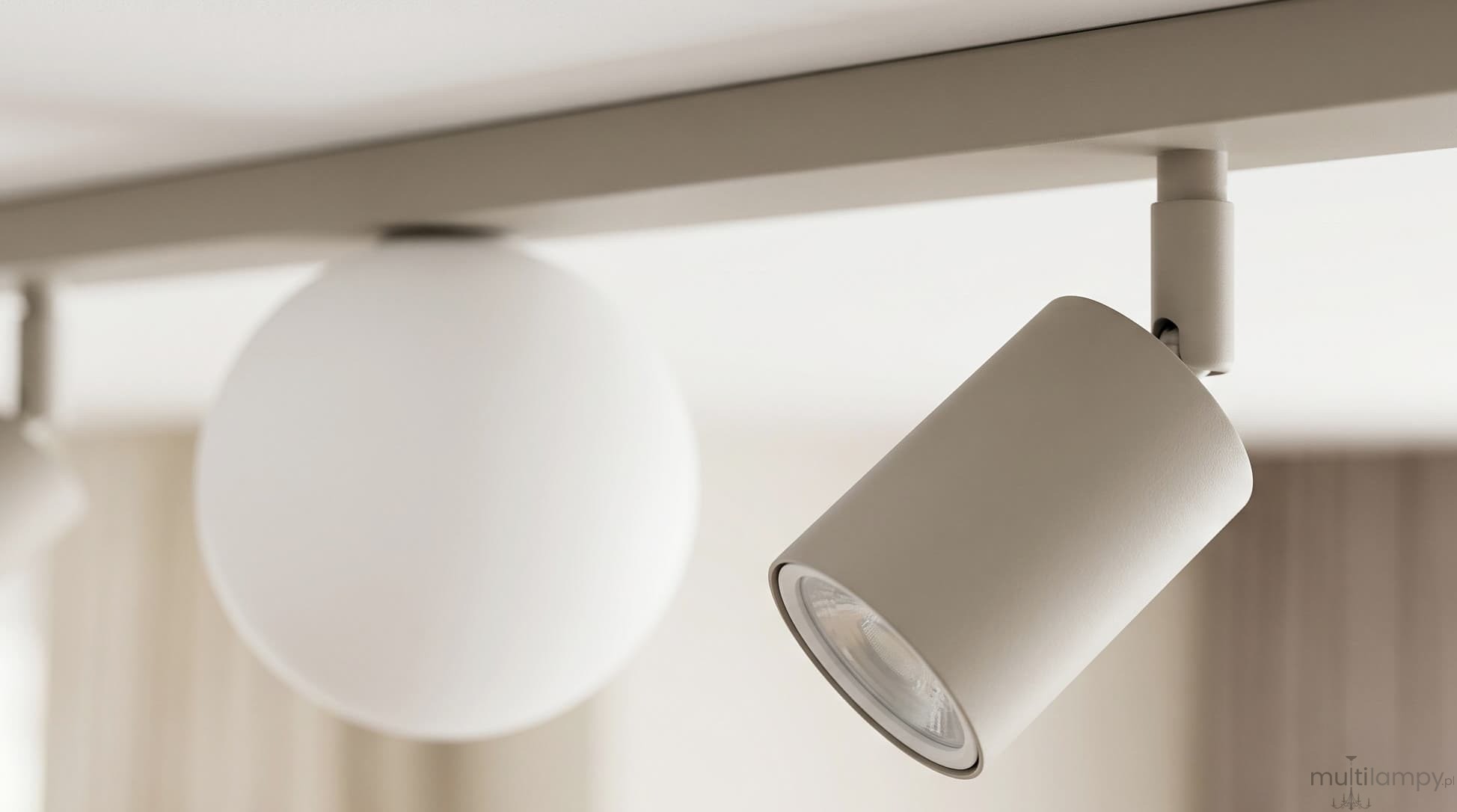Nano lampa sufitowa 6xGU10 + 2xG9 kaszmirowa K-6034