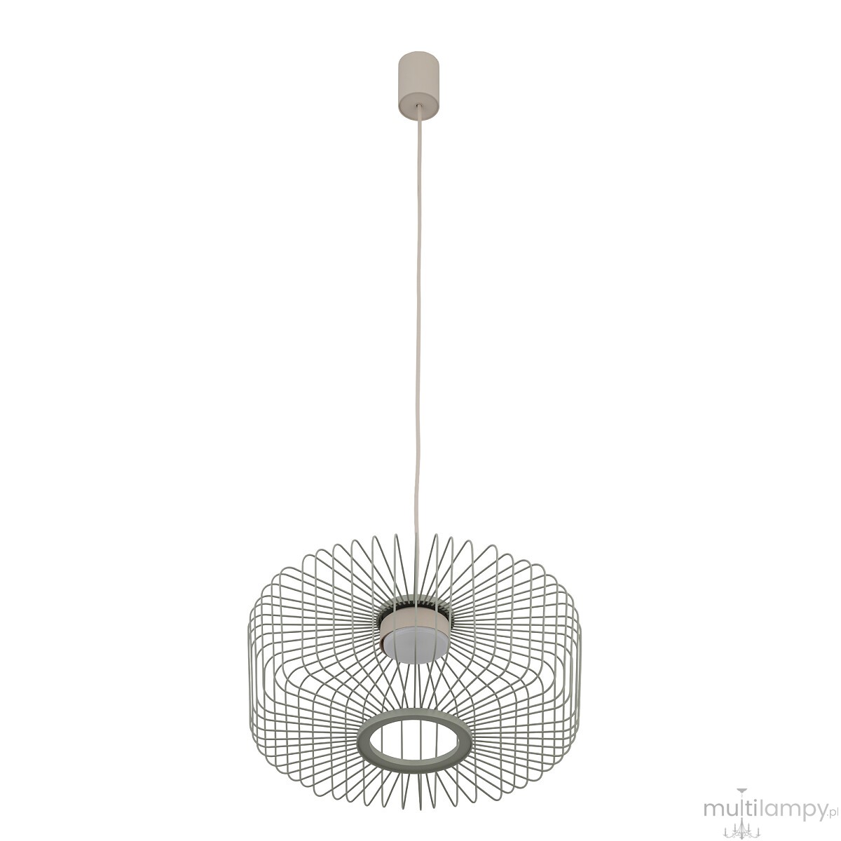 Kenai C lampa wisząca 1xGX53 beżowa/szałwia 12230
