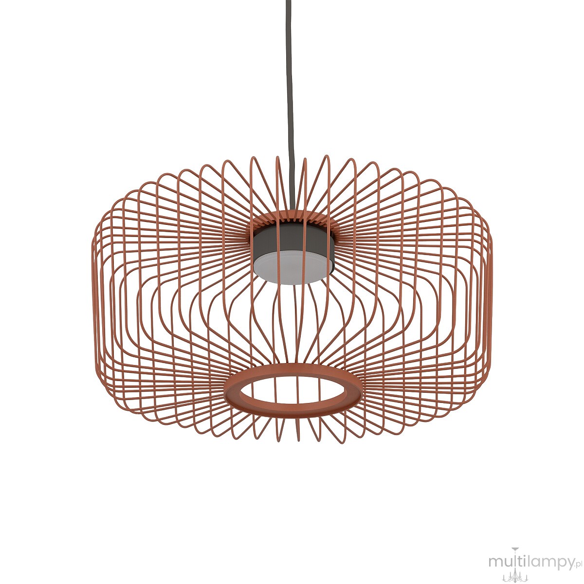 Kenai C lampa wisząca 1xGX53 grafitowa/terakota 12227