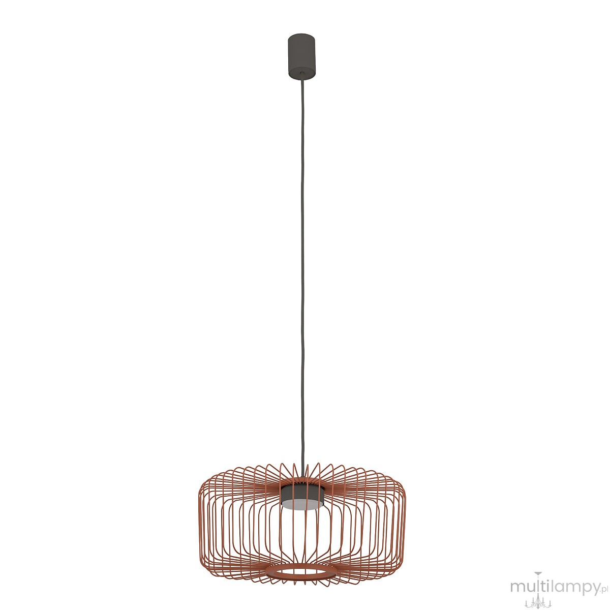 Kenai C lampa wisząca 1xGX53 grafitowa/terakota 12227
