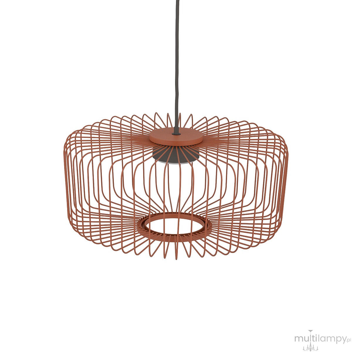 Kenai C lampa wisząca 1xGX53 grafitowa/terakota 12227