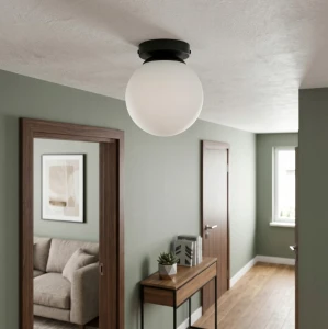 Bali lampa sufitowa E27 czarna