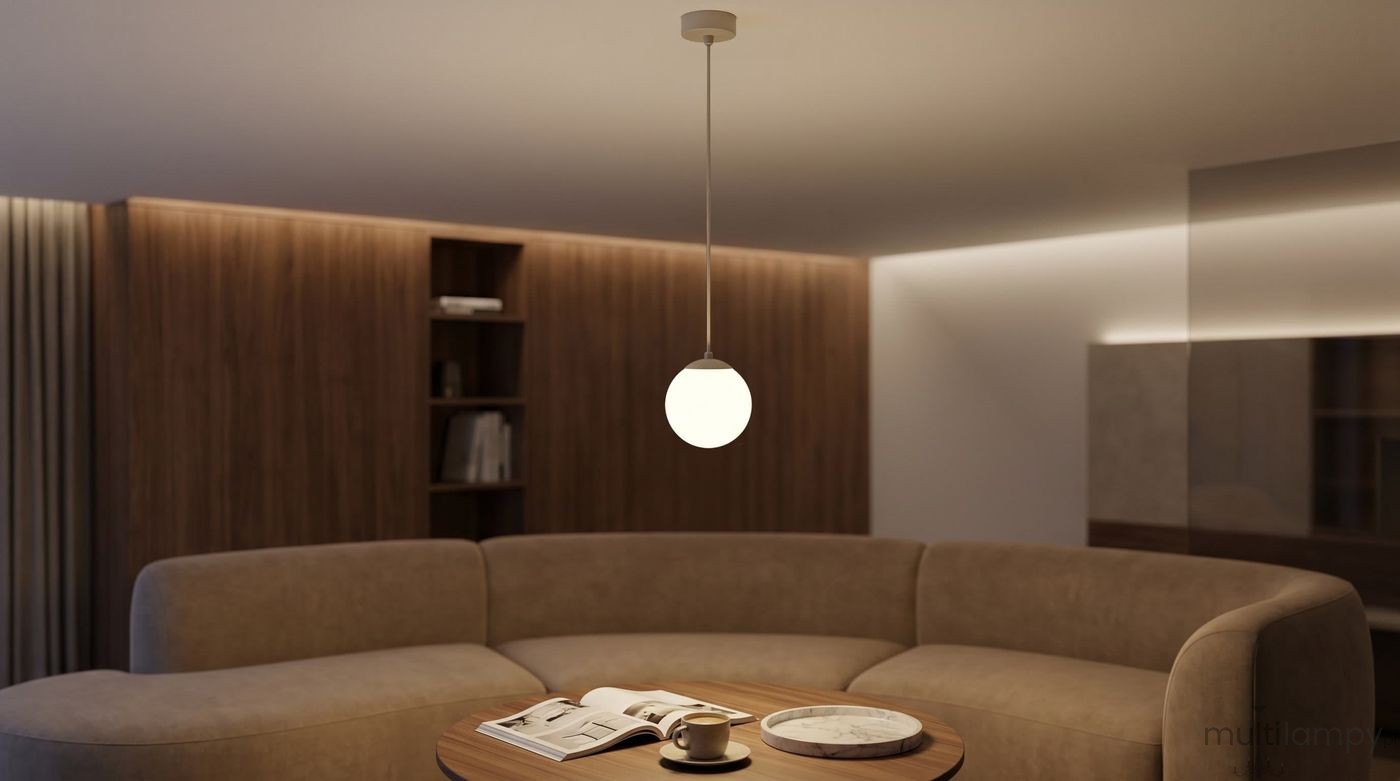 Raya lampa wisząca E14 kaszmir K-6040