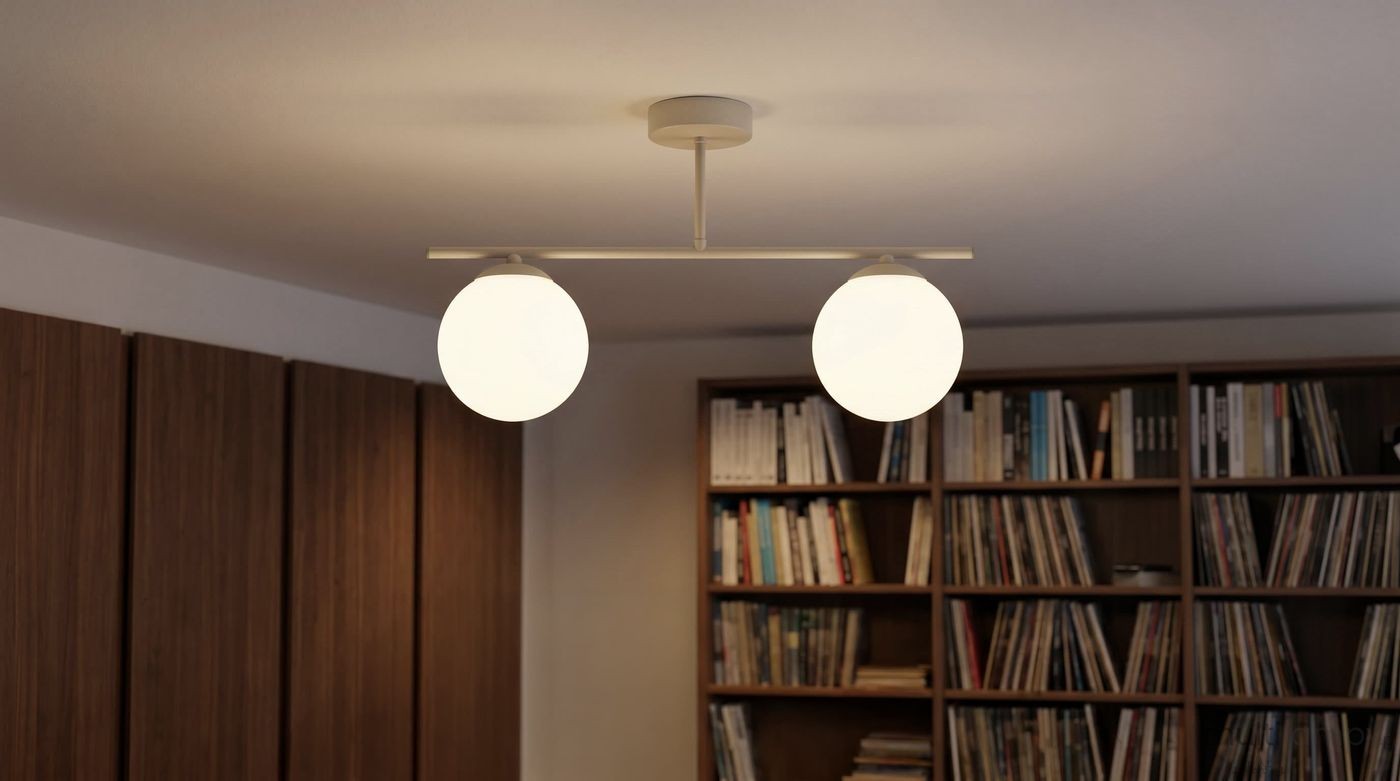 Raya lampa sufitowa 2xE14 kaszmir K-6041