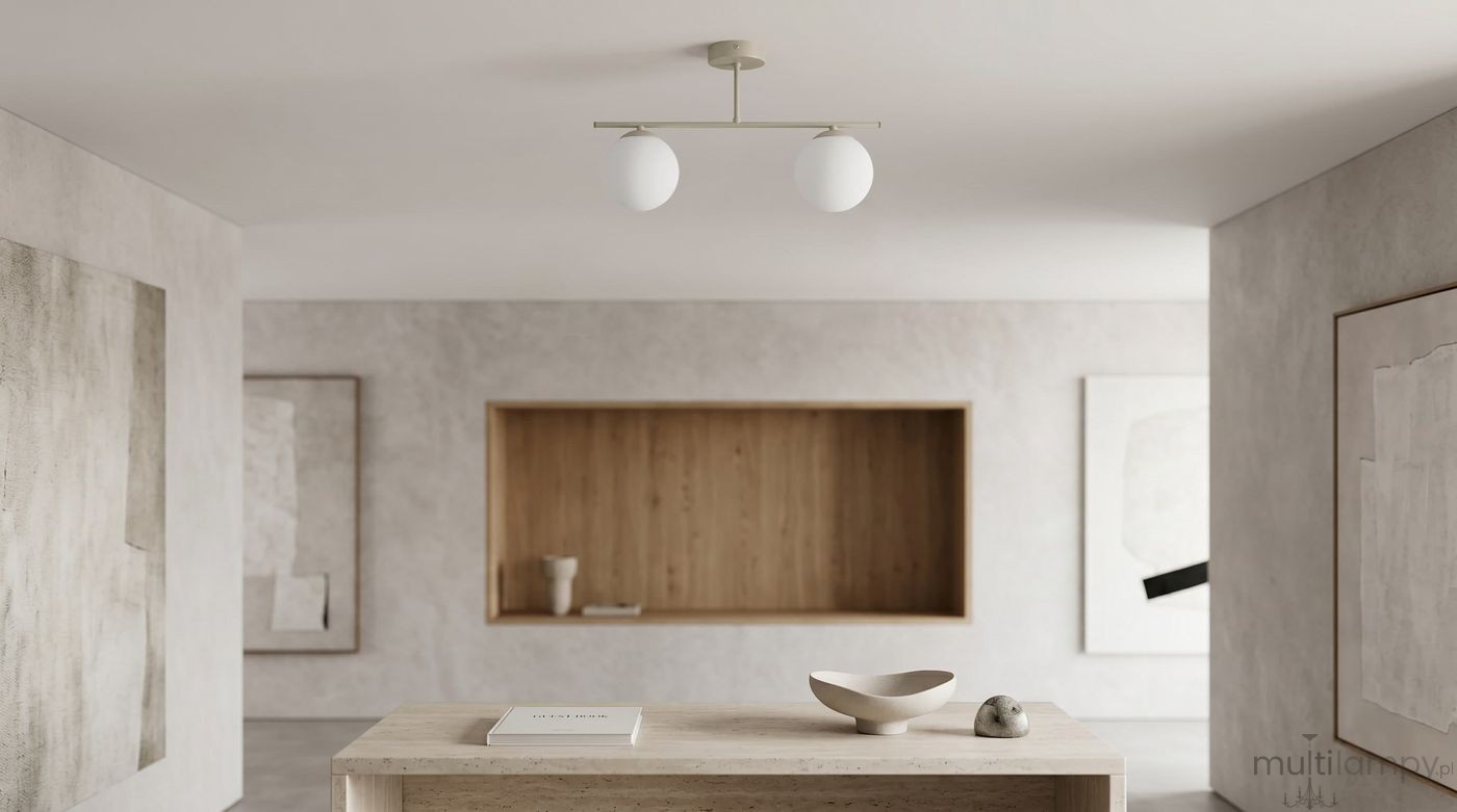 Raya lampa sufitowa 2xE14 kaszmir K-6041