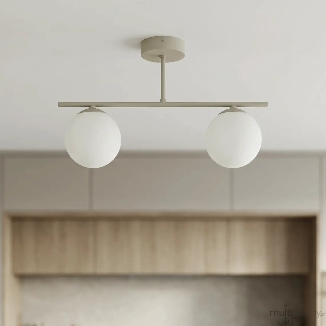 Raya lampa sufitowa 2xE14 kaszmir K-6041