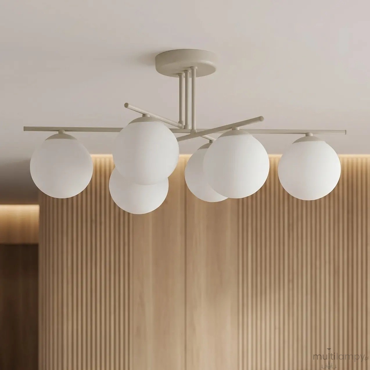 Raya lampa sufitowa 6xE14 kaszmir K-6044