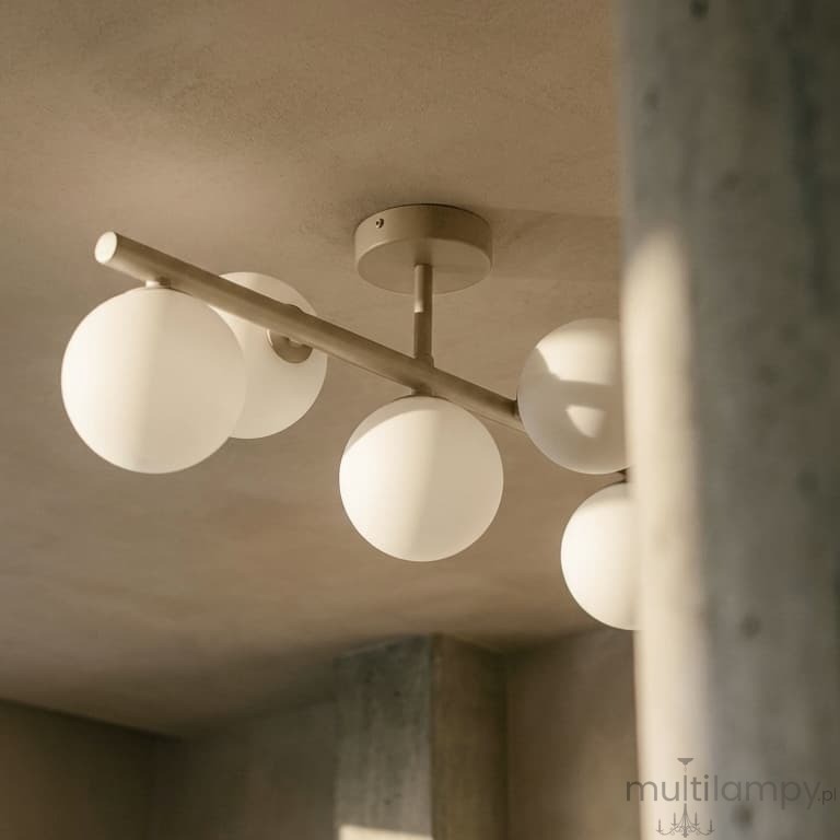 Ardi lampa sufitowa 5xG9 beżowa K-5857