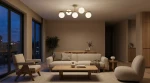 Ardi lampa sufitowa 5xG9 beżowa K-5857