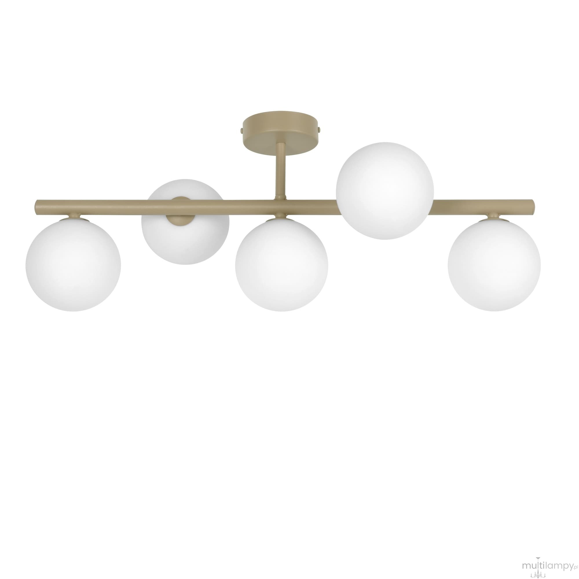 Ardi lampa sufitowa 5xG9 beżowa K-5857
