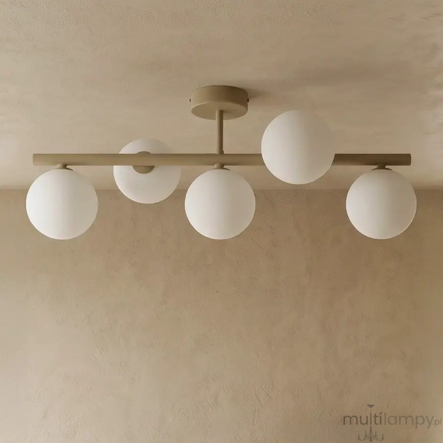 Ardi lampa sufitowa 5xG9 beżowa K-5857