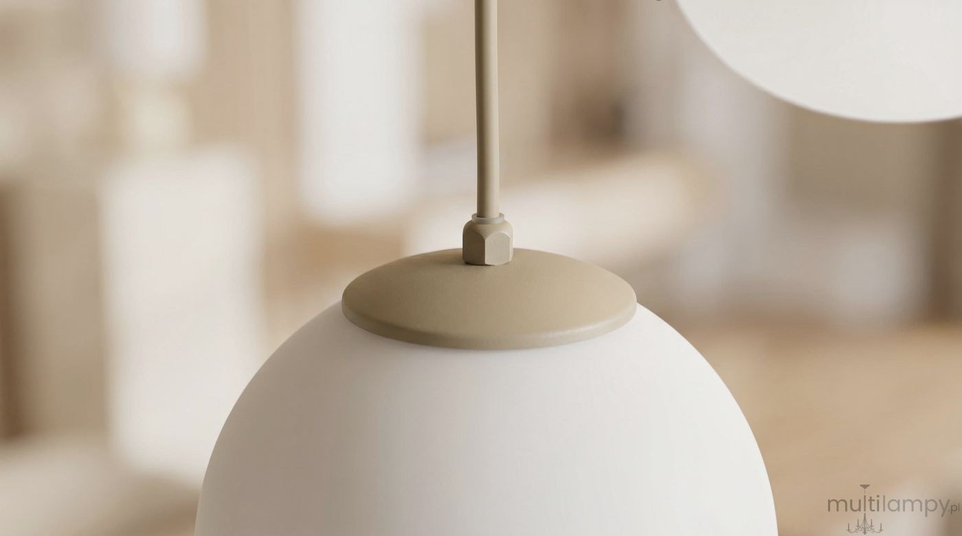 Lampa wisząca 13xE27 beżowa KP-35