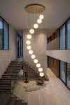Lampa wisząca 13xE27 beżowa KP-35