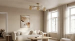 Lemo lampa sufitowa 5xG9 beżowa K-5858
