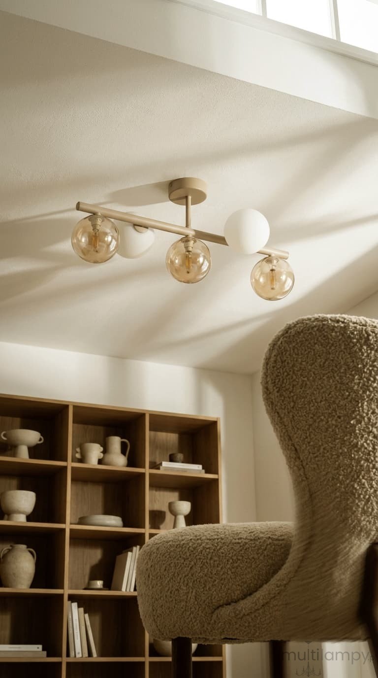 Lemo lampa sufitowa 5xG9 beżowa K-5858