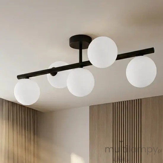 Filo lampa sufitowa 5xG9 czarna K-5859