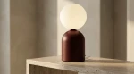 Koni lampka stołowa G9 burgund K-5972