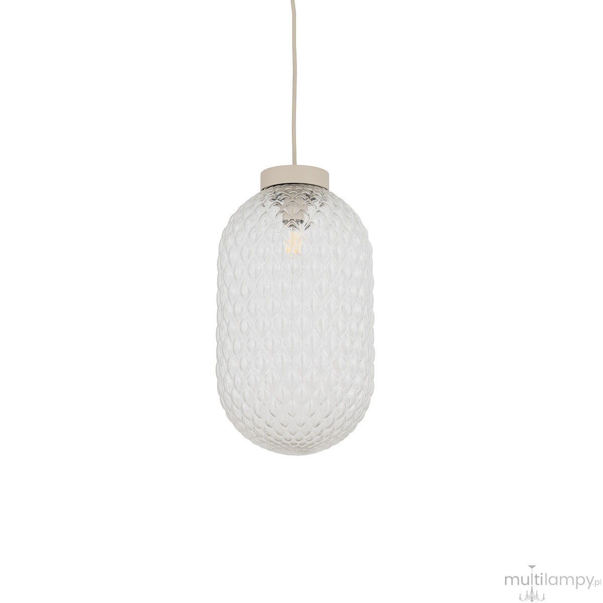 Malindi A lampa wisząca 1xE14 beżowa 12254