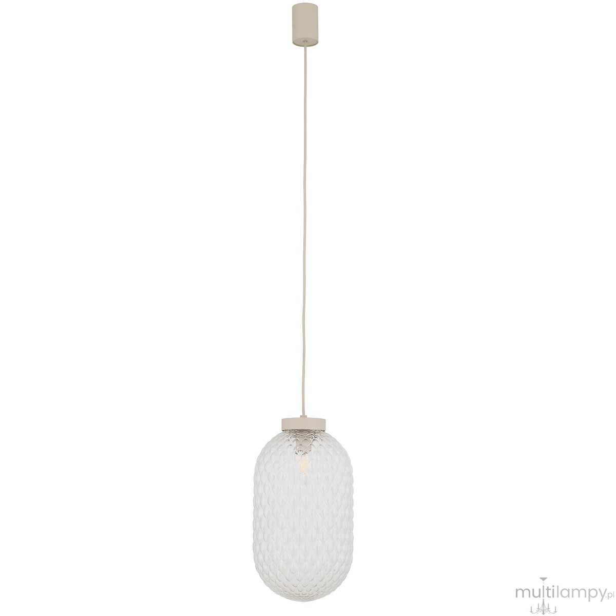 Malindi A lampa wisząca 1xE14 beżowa 12254