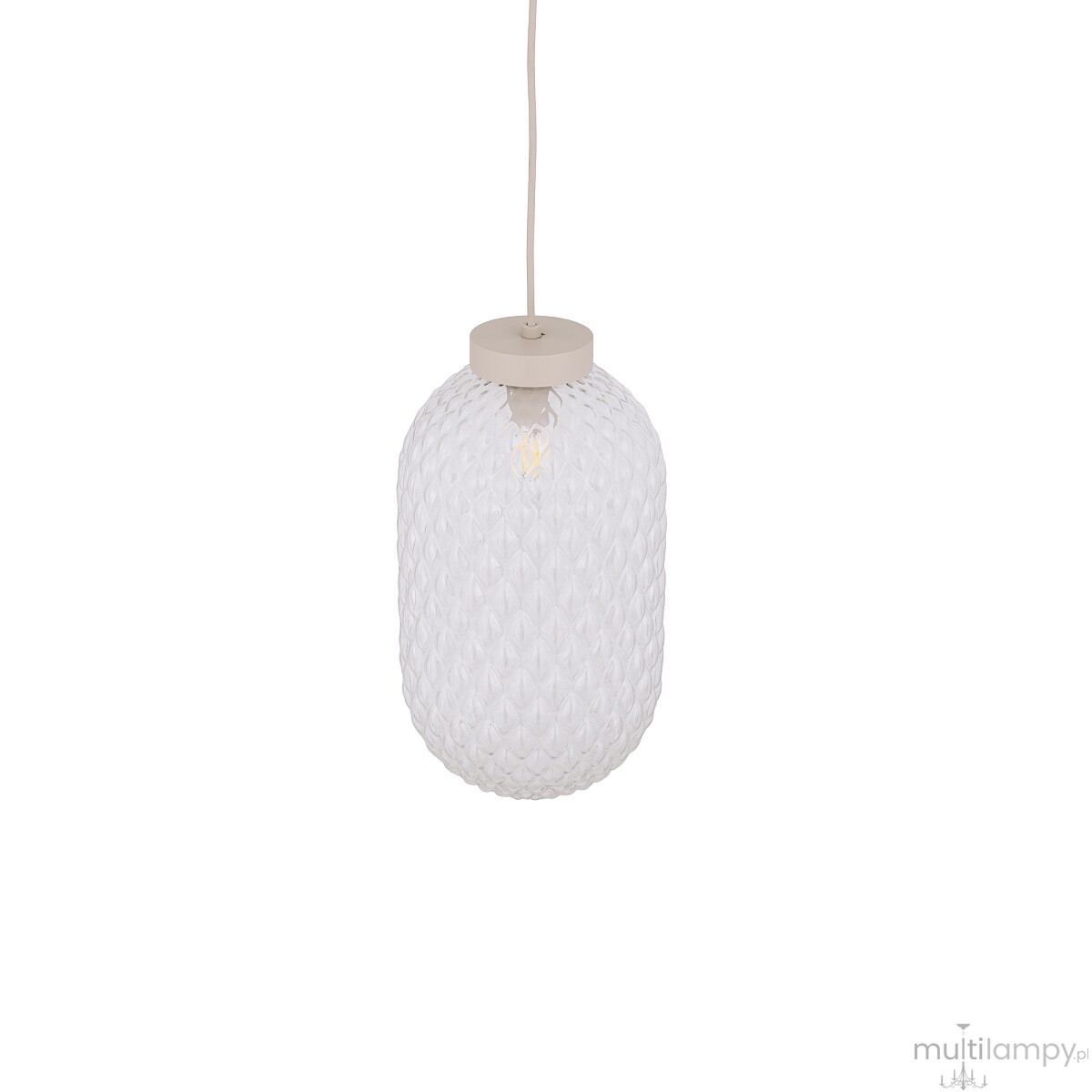 Malindi A lampa wisząca 1xE14 beżowa 12254