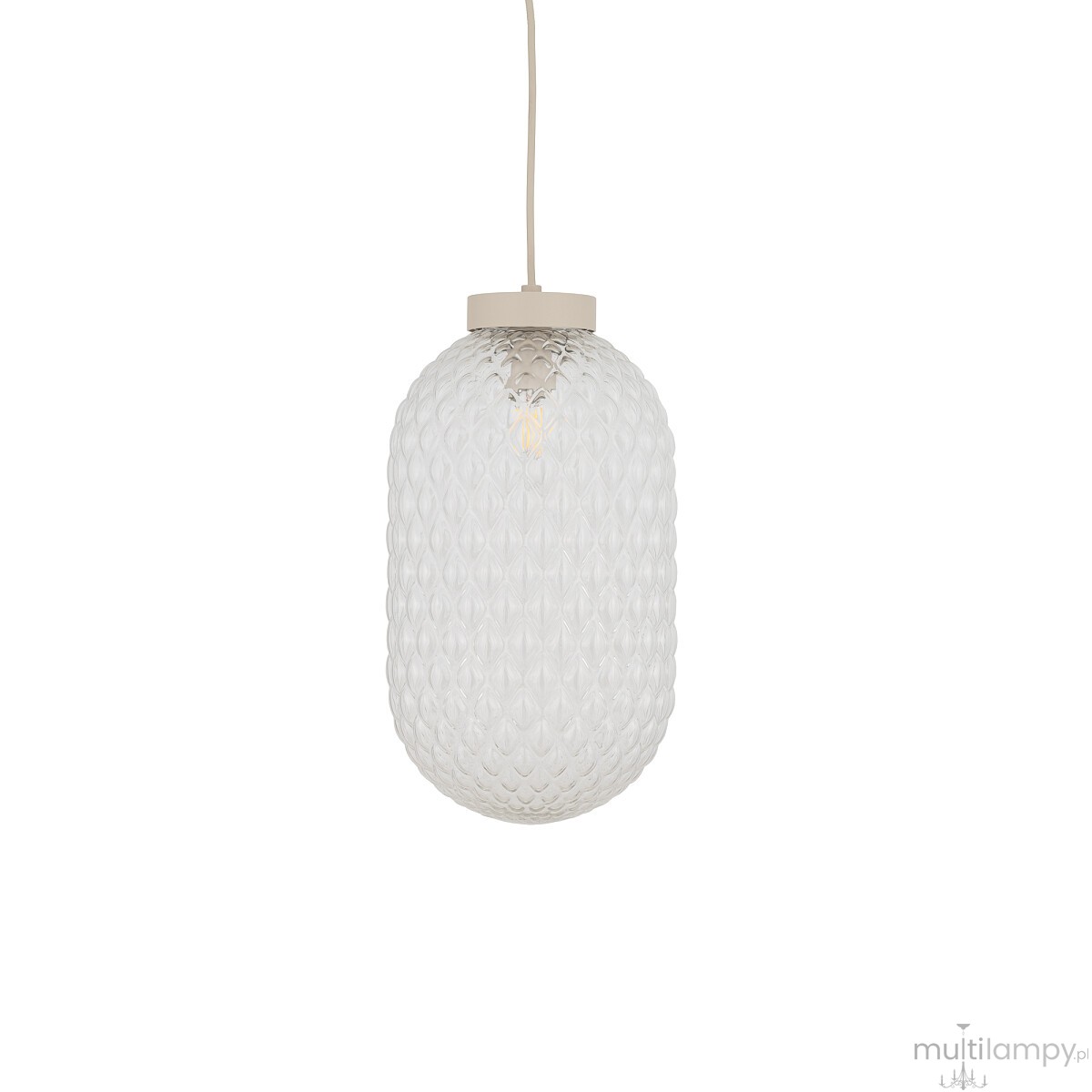 Malindi A lampa wisząca 1xE14 beżowa 12254
