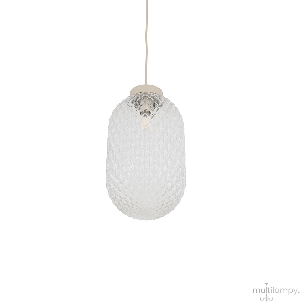 Malindi A lampa wisząca 1xE14 beżowa 12254