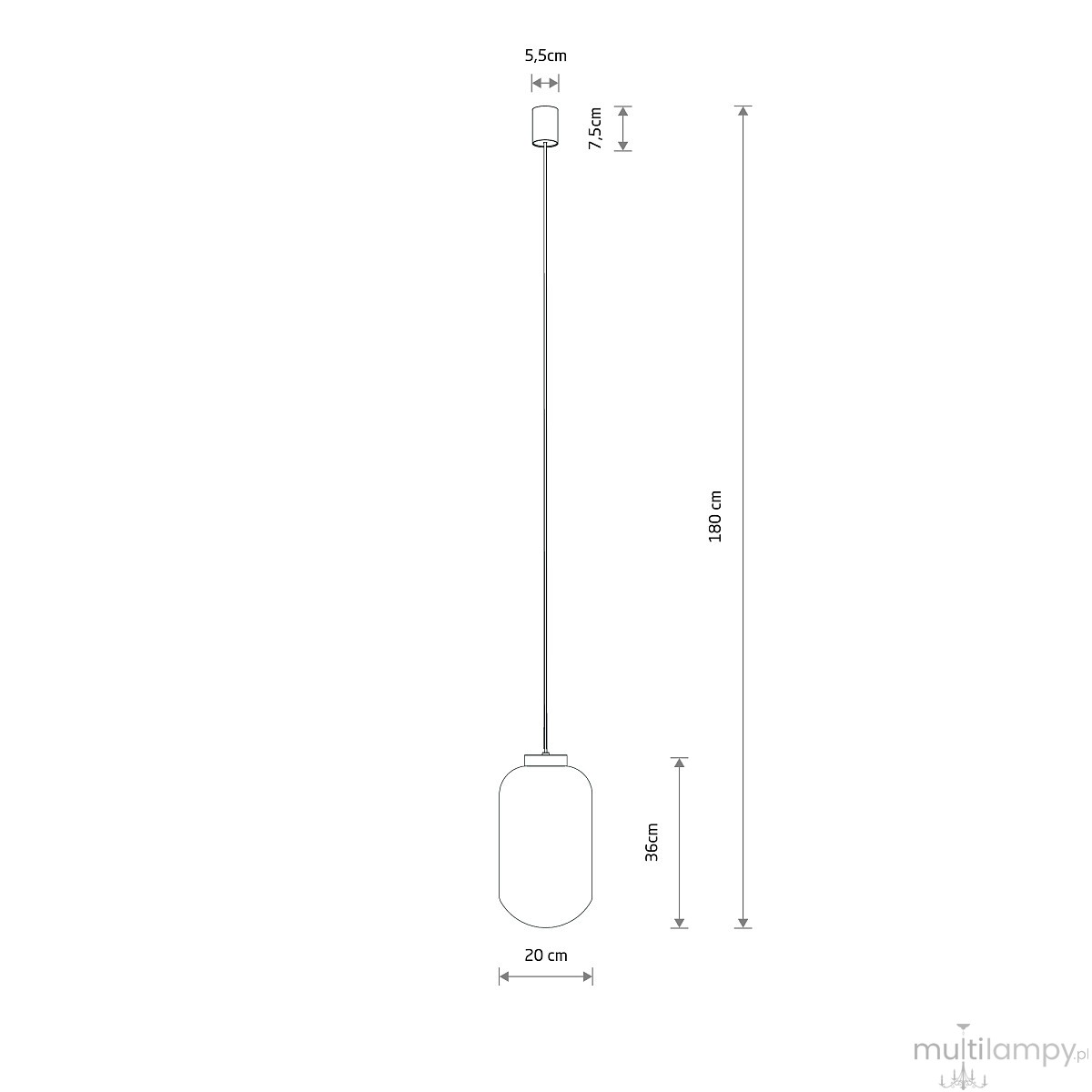 Malindi A lampa wisząca 1xE14 beżowa 12254