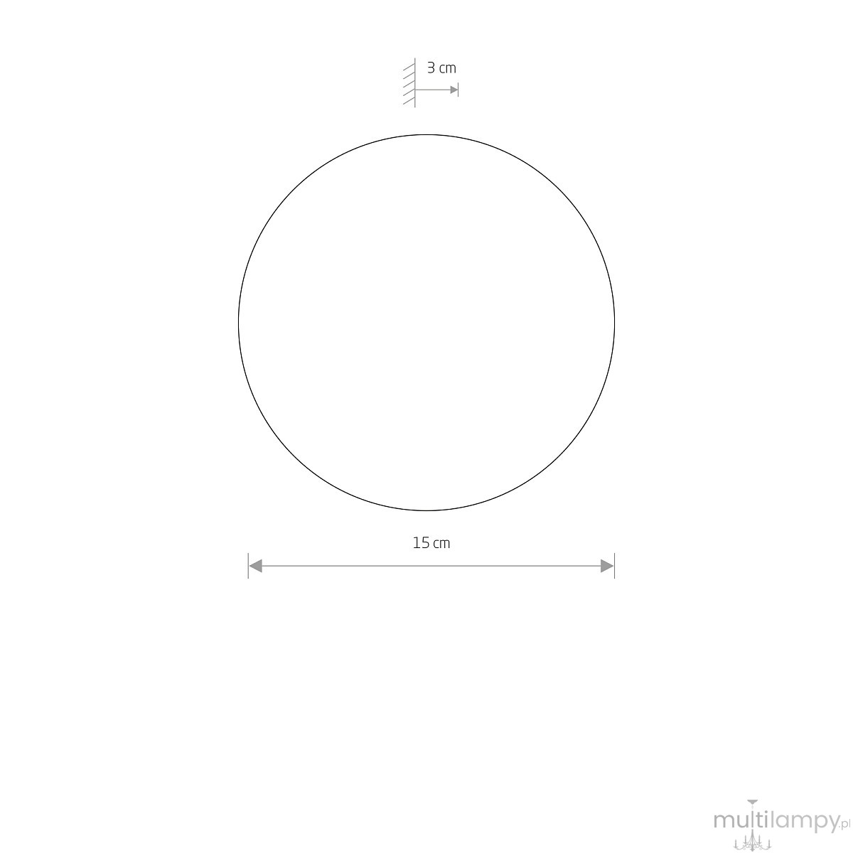 Ring S kinkiet LED 7W 3000K beżowy 12656
