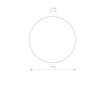 Ring S kinkiet LED 7W 3000K beżowy 12656