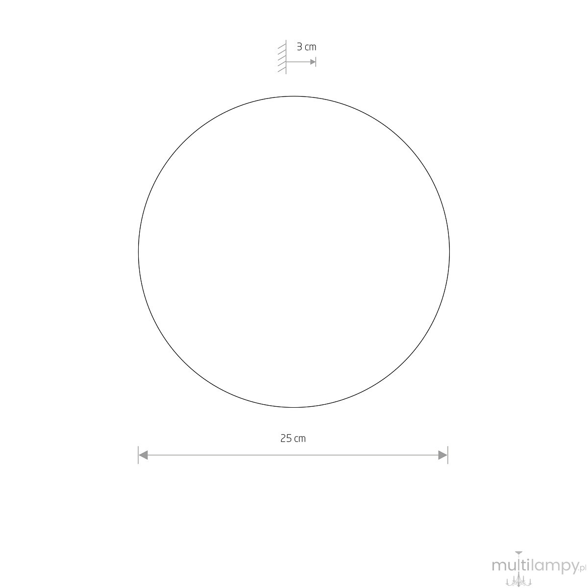 Ring M kinkiet LED 10W 3000K szałwia 12662