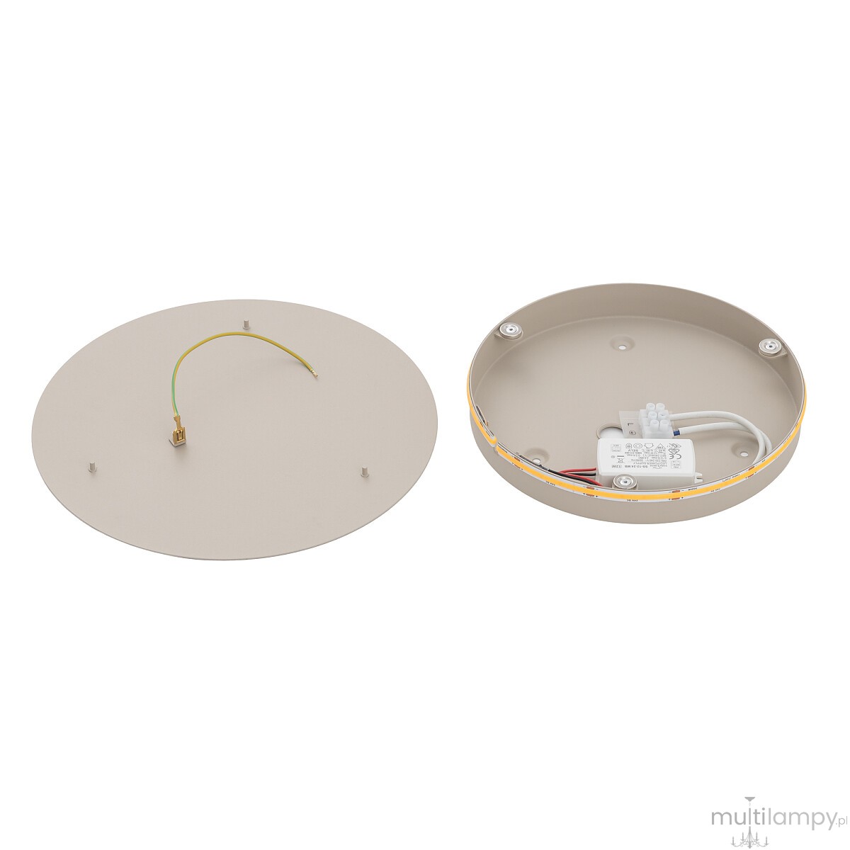 Ring M kinkiet LED 10W 3000K beżowa 12655