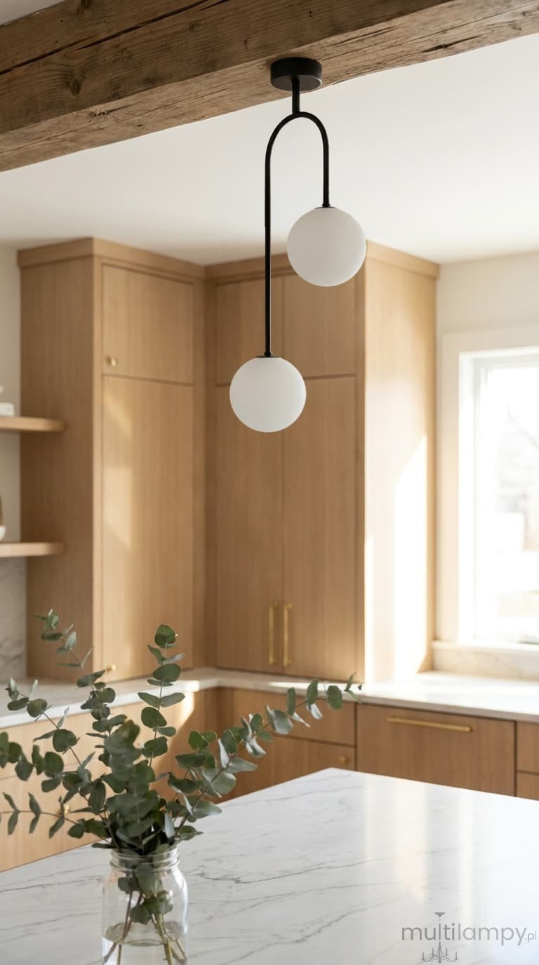 Sila lampa sufitowa 2xG9 czarna K-5990