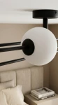 Sila lampa sufitowa 4xG9 czarna K-5991