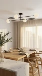 Sila lampa sufitowa 4xG9 czarna K-5991