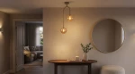 Spark lampa sufitowa 2xG9 beżowa bursztynowy K-5995