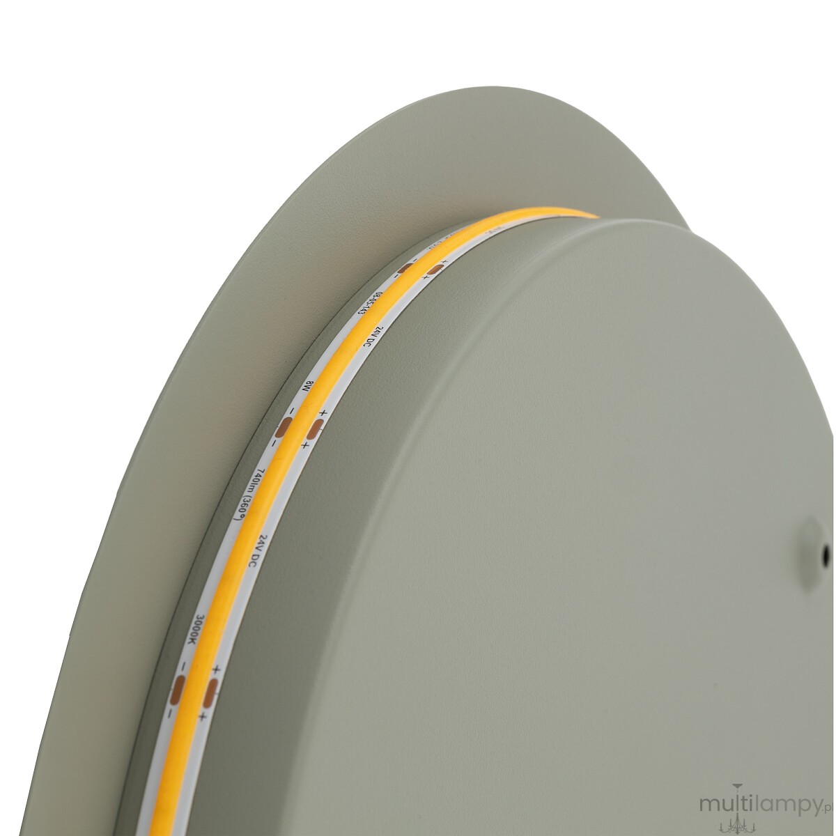 Ring L kinkiet LED 13W 3000K szałwia 12661